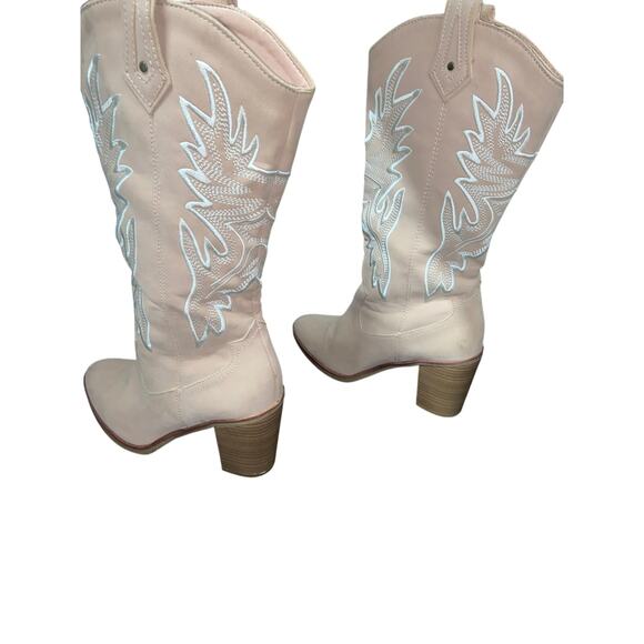 Autumn/Fall Tribal Women Coquette Retro Western Indie Rodeo Heels Boot Size 7 - Picture 3 of 8